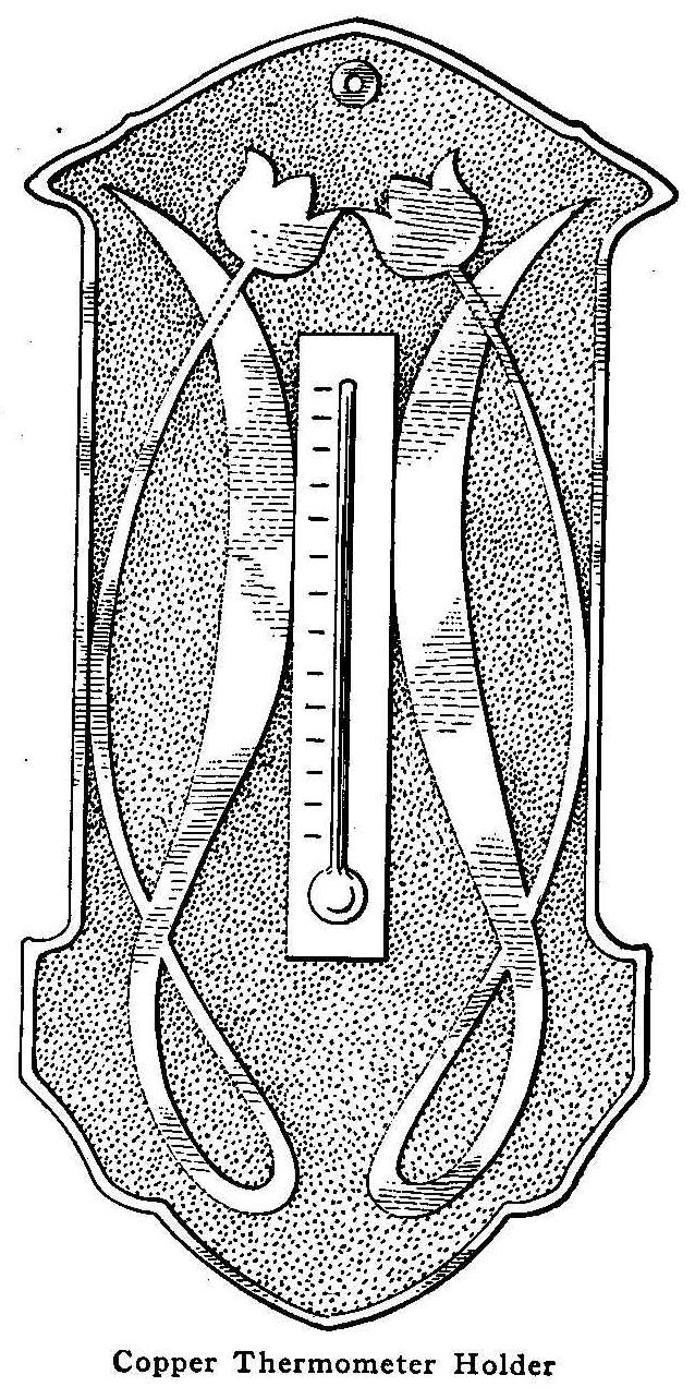 Copper Thermometer Holder 