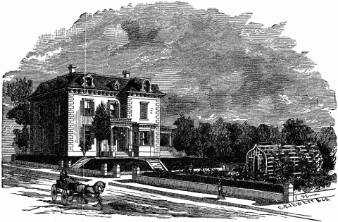 Residence Of Mrs. Wm.H. Vose, Prospect Street.