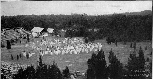 Scene from 'Pageant of Cape Cod' held at Bourne