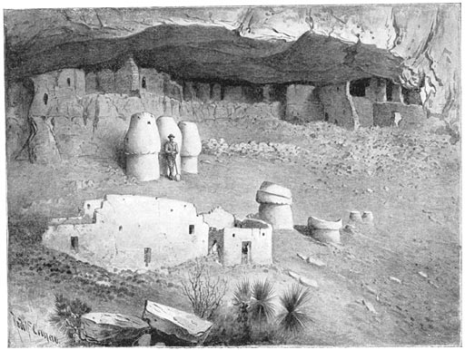 Ancient Cave Houses and Granaries near Aros River.