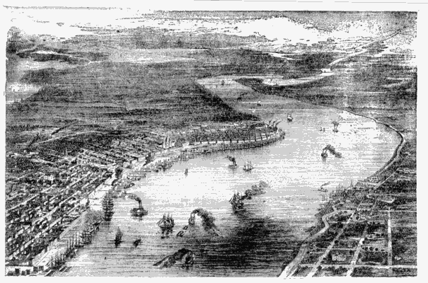 VIEW OF CHARLESTON HARBOR, SHOWING THE SUNKEN VESSELS.