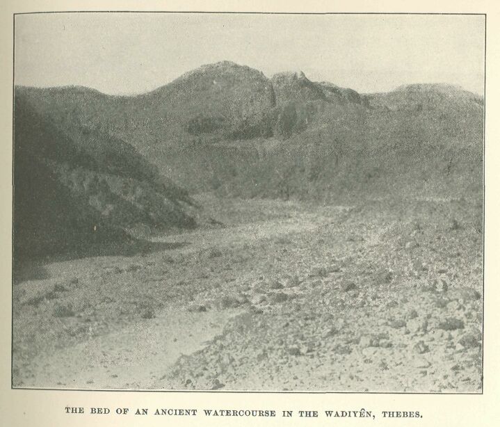 007.jpg the Bed of an Ancient Watercourse in The Wadiyên, Thebes. 