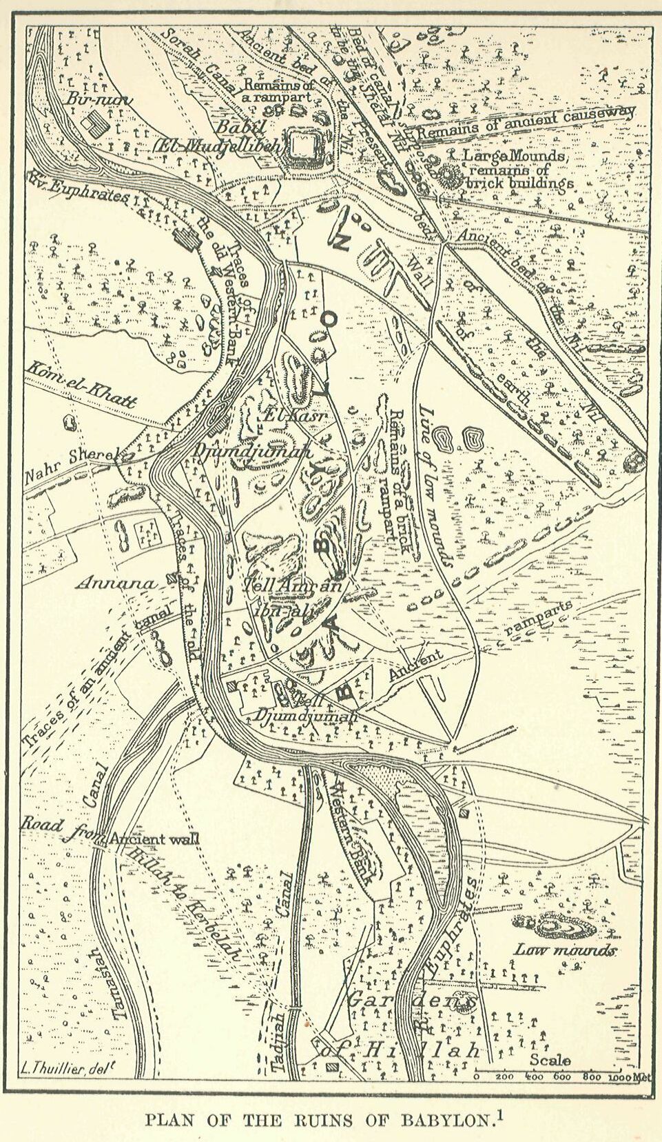 030.jpg Plan of the Ruins Of Babylon 