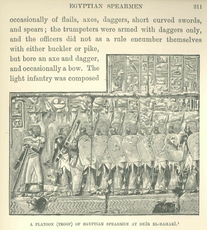 311.jpg a Platoon (troop) of Egyptian Spearmen at Der El-bahar 