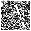 Ornate Uppercase Letter A