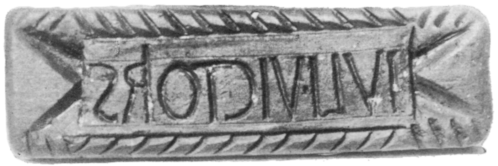 Stamp for Mortarium