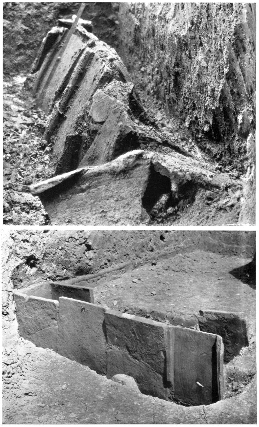 Fig. 18. Tile Graves in the Infirmary Field, Chester