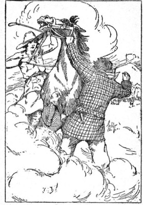 "You Ruffian!"--Frontispiece