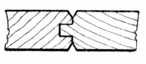 Fig. 99.—Matchboarding
    Vee'd
    Both Sides.