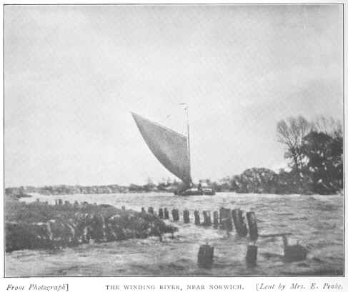 The Winding River, near Norwich.  Lent by Mrs. E. Peake