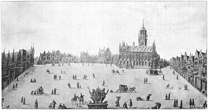 DE MARKT TE MIDDELBURG TEN JARE 1605.