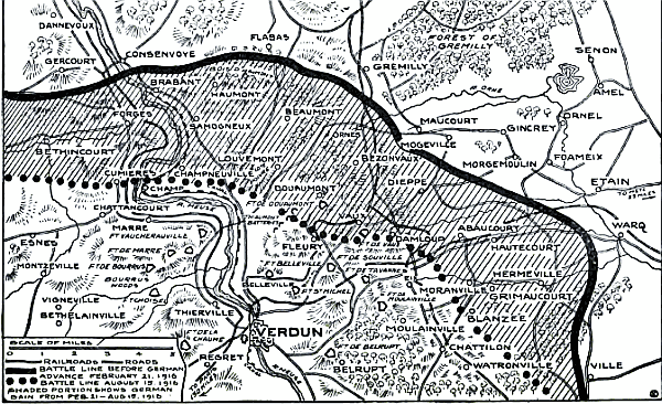 FIRST ATTACK ON VERDUN