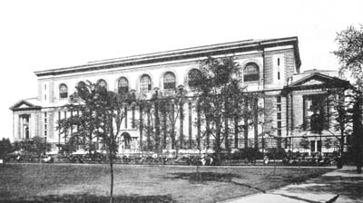 REAR OF LIBRARY FROM BRYANT PARK