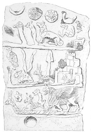 Fig. 10.—Stone of Merodach-Baladan I. (Smith's Assyrian
Discoveries).