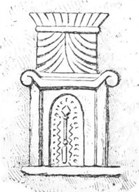 Fig. 79.—Chaldæan tabernacle.