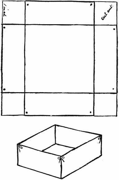 SQUARE TRAY No. I—(For description see page 31.)