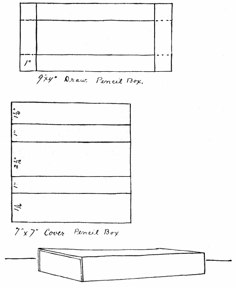 PENCIL BOX WITH SLIDING COVER