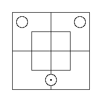 Diagram representing all m prime are x prime