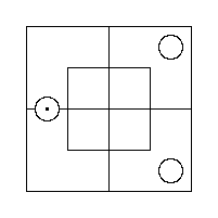 Diagram representing all m prime are y