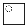 Diagram representing x y does not exist