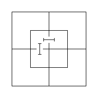 Diagram representing x m and y m exist