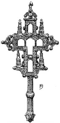 GREEK BENEDICTIONAL CROSS, PARENZO