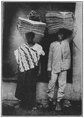 Plate II. Vendors of sleeping mats.