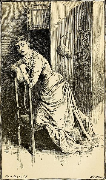 "He paused, sick and horror-stricken. Her face had risen upon him from the back of the chair, and was staring at him like that of a Medusa."—(Page 252.)