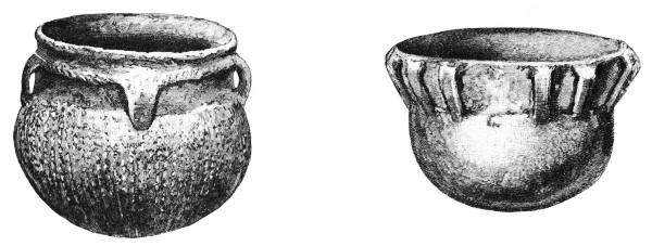 Fig. 399.--Pot: Alabama (?).--1/3; Fig. 400.--Pot: Arkansas (?).--1/3.