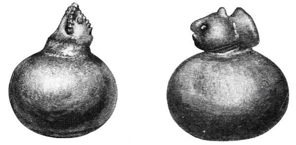 Fig. 450.--Bottle: Arkansas.--1/3; Fig. 451.--Bottle: Arkansas.--1/3.