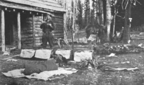 "Packing Up" at a Deserted Ranger Station