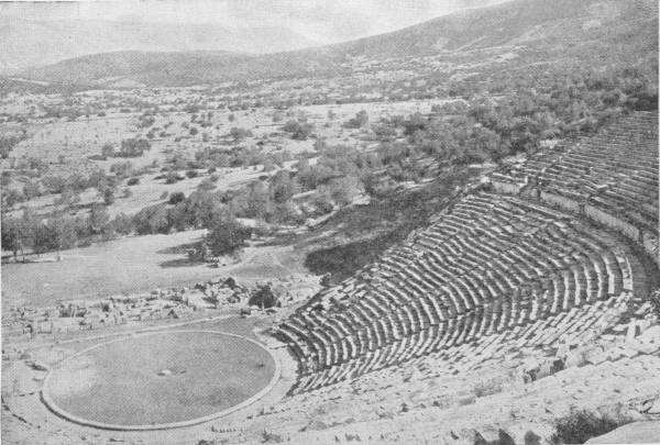 THE THEATRE AT EPIDAUROS, GREECE