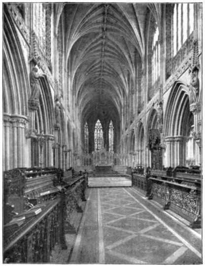 THE CHOIR, LOOKING EAST.