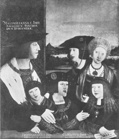 THE EMPEROR MAXIMILIAN I AND FAMILY