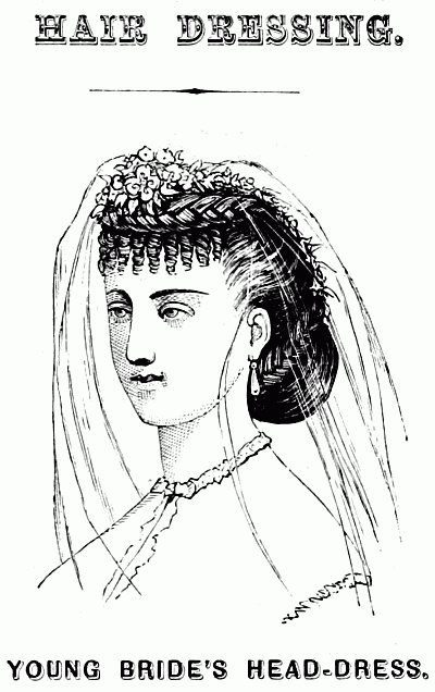 YOUNG BRIDE'S HEAD-DRESS.