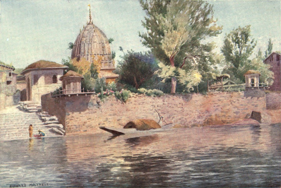 A HINDU TEMPLE, SRINAGAR