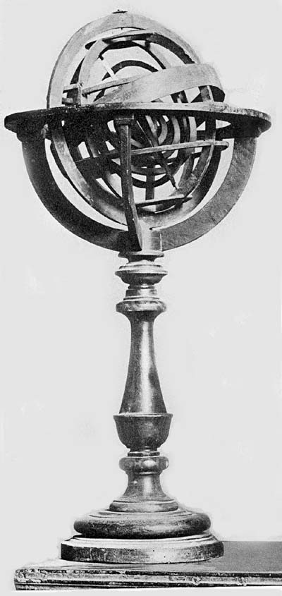 Armillary
Sphere of Antonio Santucci (?), ca. 1580.