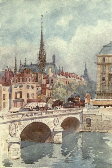 PONT ST. MICHEL AND STE. CHAPELLE, PARIS