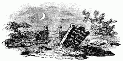 FIG. 67.—The Church-yard. From Bewick’s “British
Birds.“