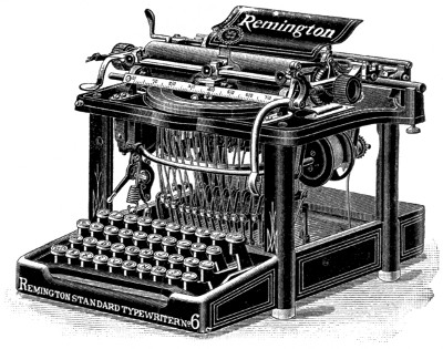 Remington typewriter