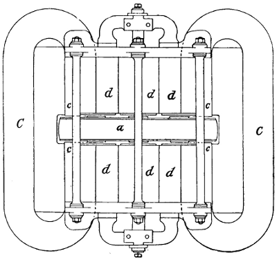 Drawing of dynamo