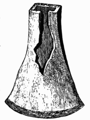 Square-socketed Iron Hatchet