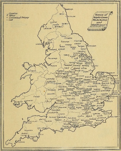 Houses of Regular Canons Black (Austin) and White (Premonstrn)