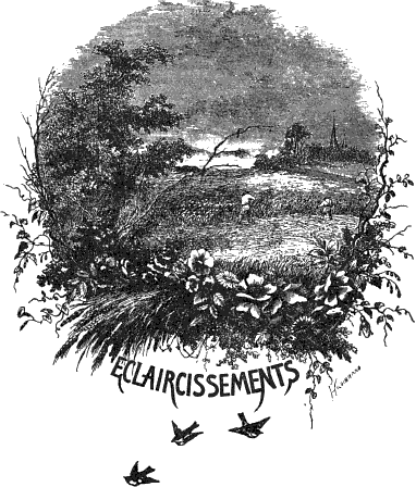 ÉCLAIRCISSEMENTS