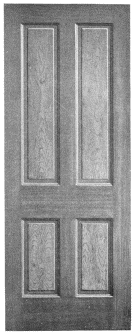 grained door