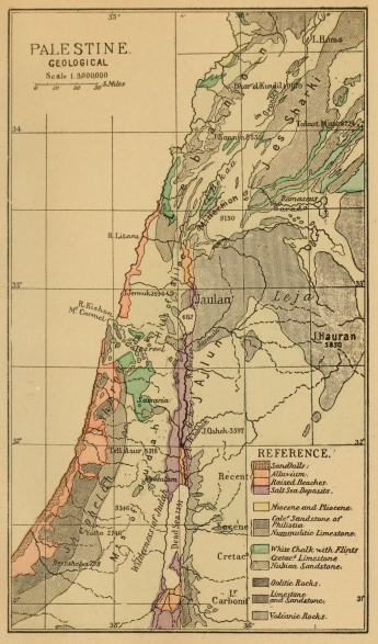 PALESTINE. GEOLOGICAL.