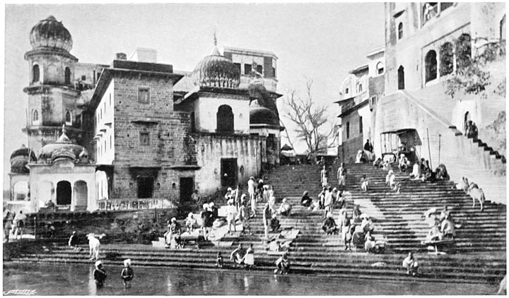 BATHING IN THE GANGES, HARDWAR.