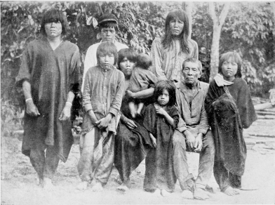 THE PERUVIAN AMAZON.

FREE INDIANS OF THE UCAYALI RIVER.

(Observe their robust appearance when not enslaved.)

To face p. 24.