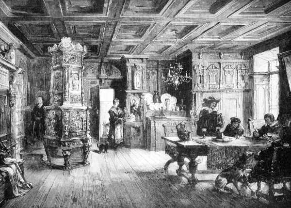 Interior of the Manor House at Wülflingen, Near Winterthur.