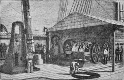 Fig. 22.—Deck of H.M.S. Agamemnon with Paying-out
Apparatus.